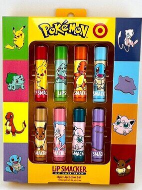 NEW Pokémon Pokemon X Target Lip Smacker 8pc Balm Set Limited Release
